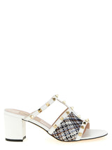 Valentino Garavani White Polyester Platform Sandals