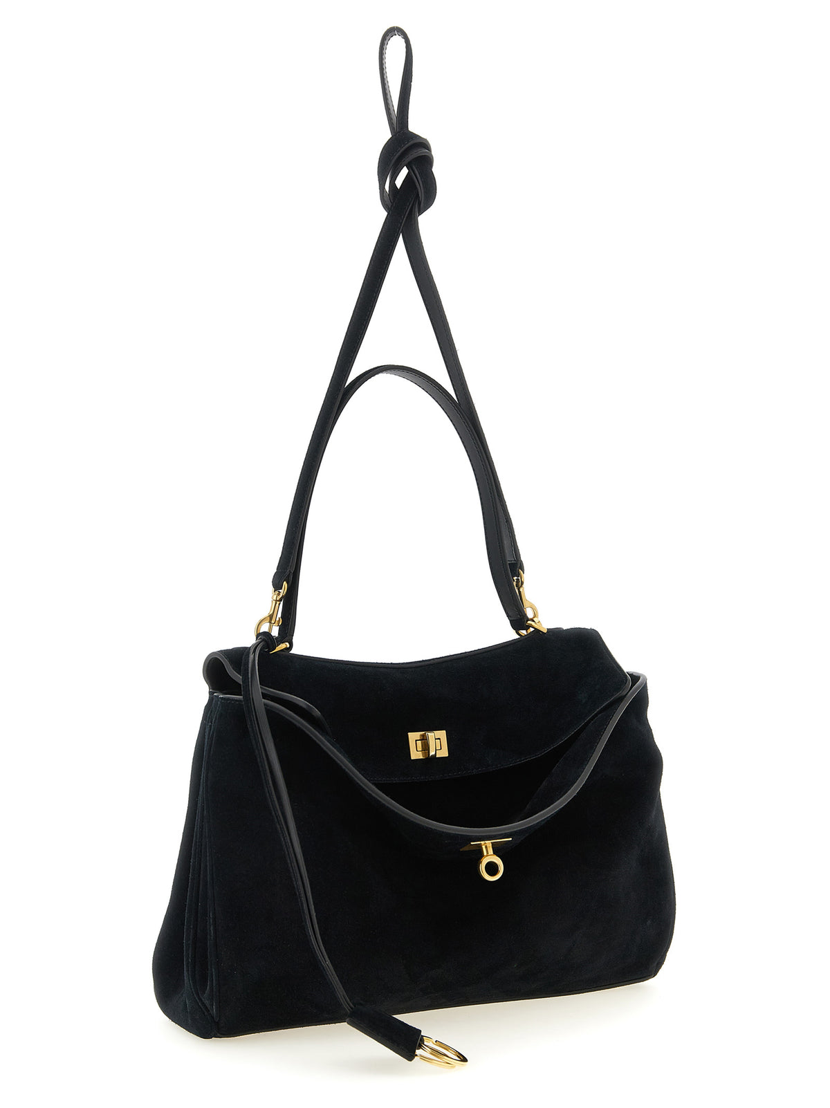 Balenciaga Rodeo Black Calfskin Handbag