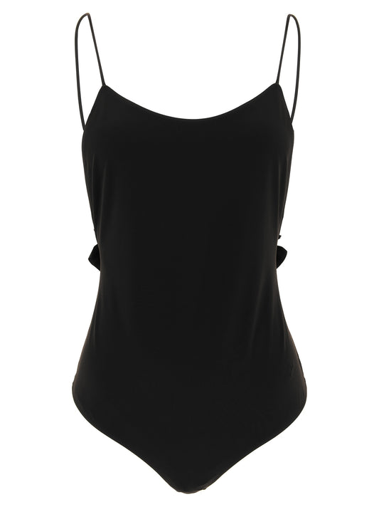 Jacquemus Black Polyamide One-Piece Swimsuit