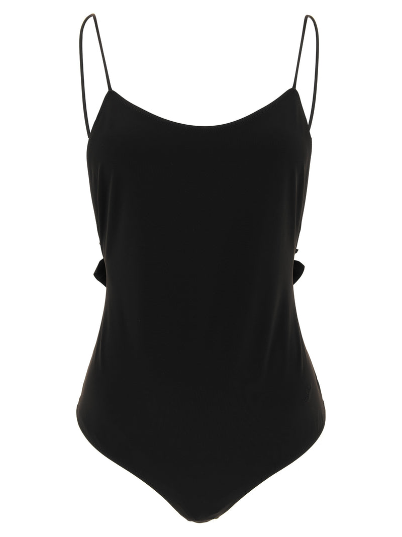 Jacquemus Black Polyamide One-Piece Swimsuit
