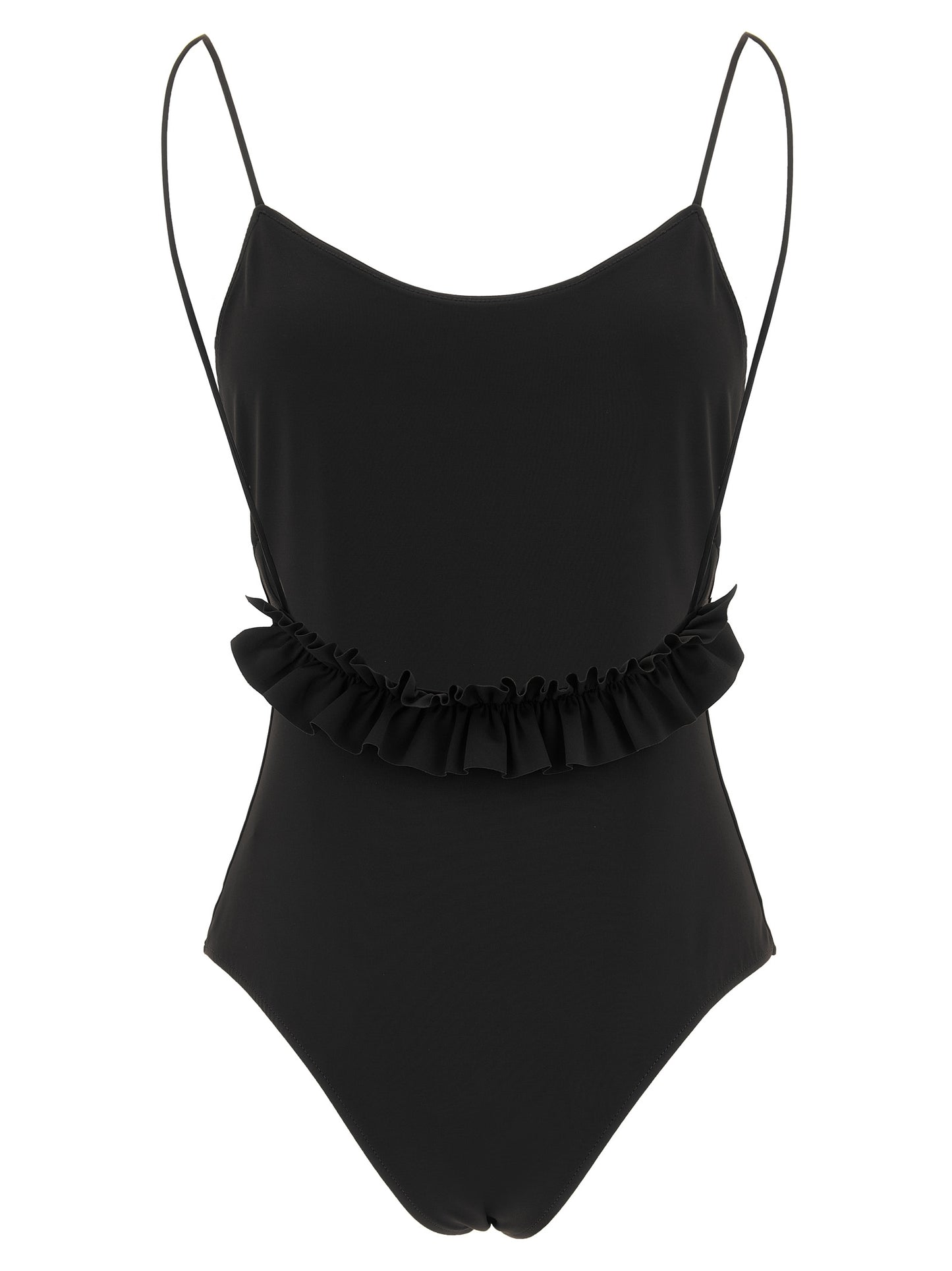 Jacquemus Black Polyamide One-Piece Swimsuit