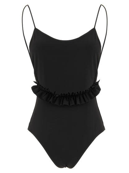 Jacquemus Black Polyamide One-Piece Swimsuit