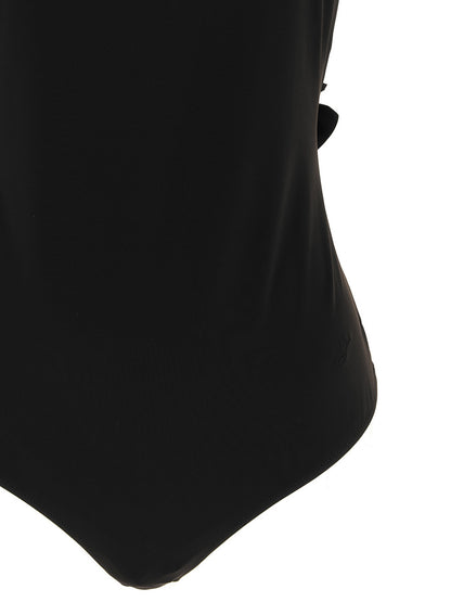Jacquemus Black Polyamide One-Piece Swimsuit