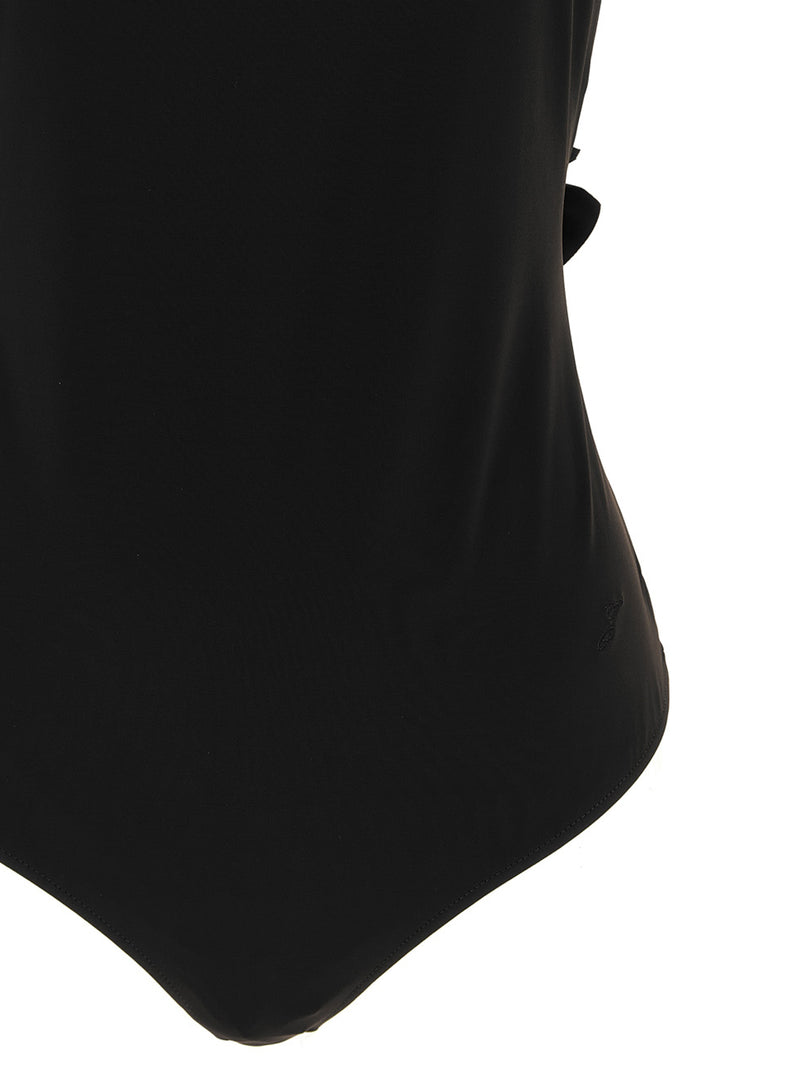 Jacquemus Black Polyamide One-Piece Swimsuit