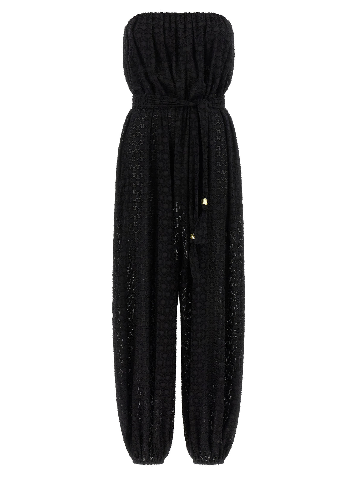 Eres Black Silk Jumpsuit - Evening Elegance