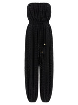 Eres Black Silk Jumpsuit - Evening Elegance