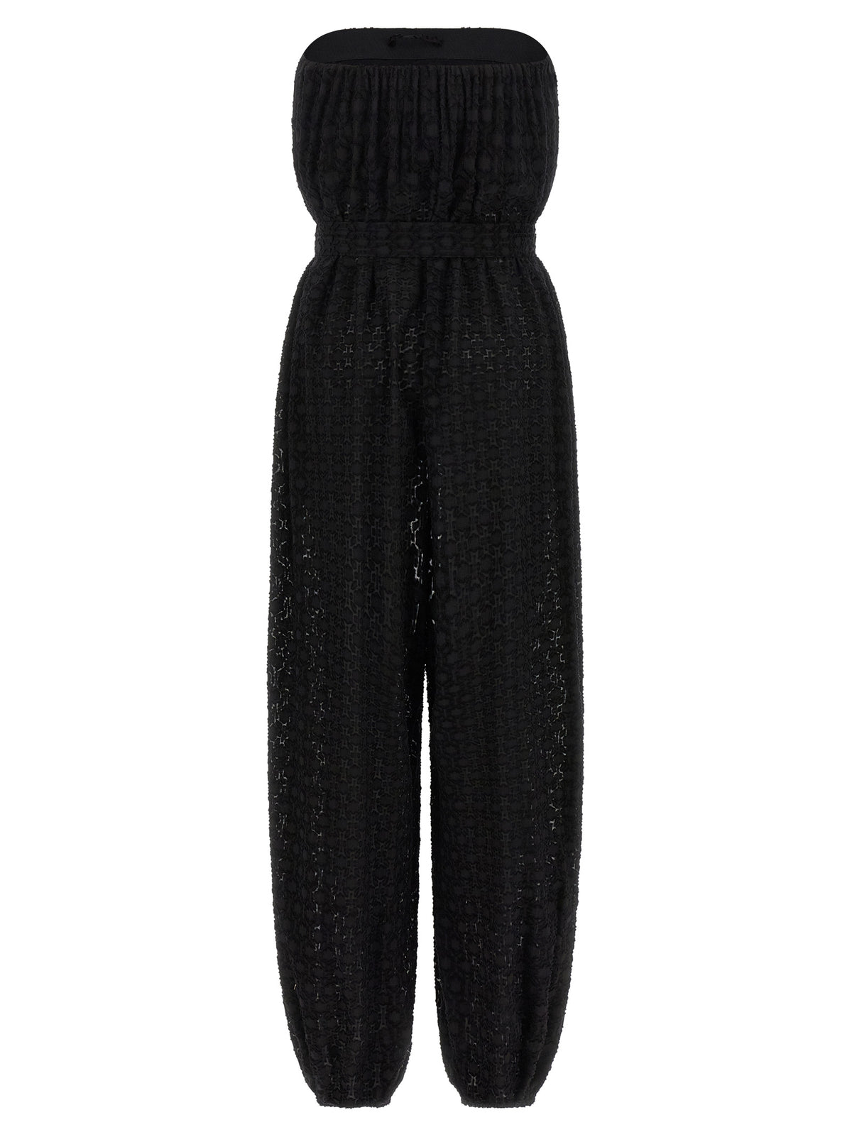 Eres Black Silk Jumpsuit - Evening Elegance