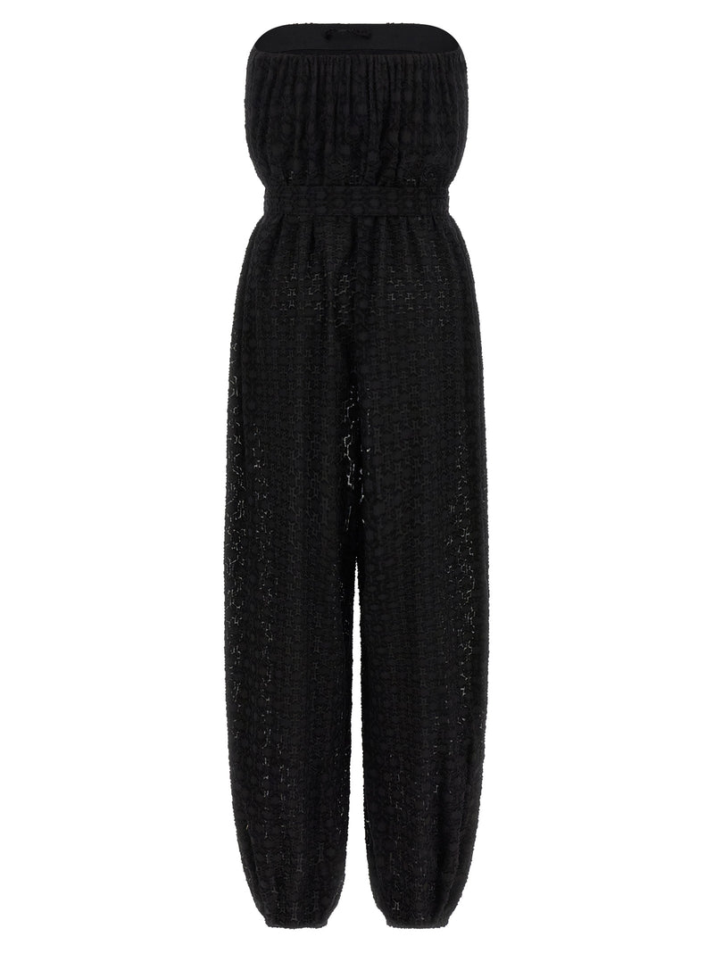 Eres Black Silk Jumpsuit - Evening Elegance