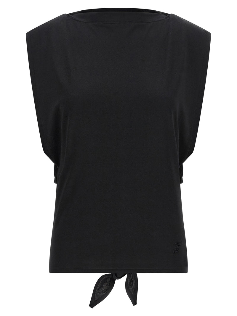 Jacquemus Black Paper Sleeveles T-Shirt