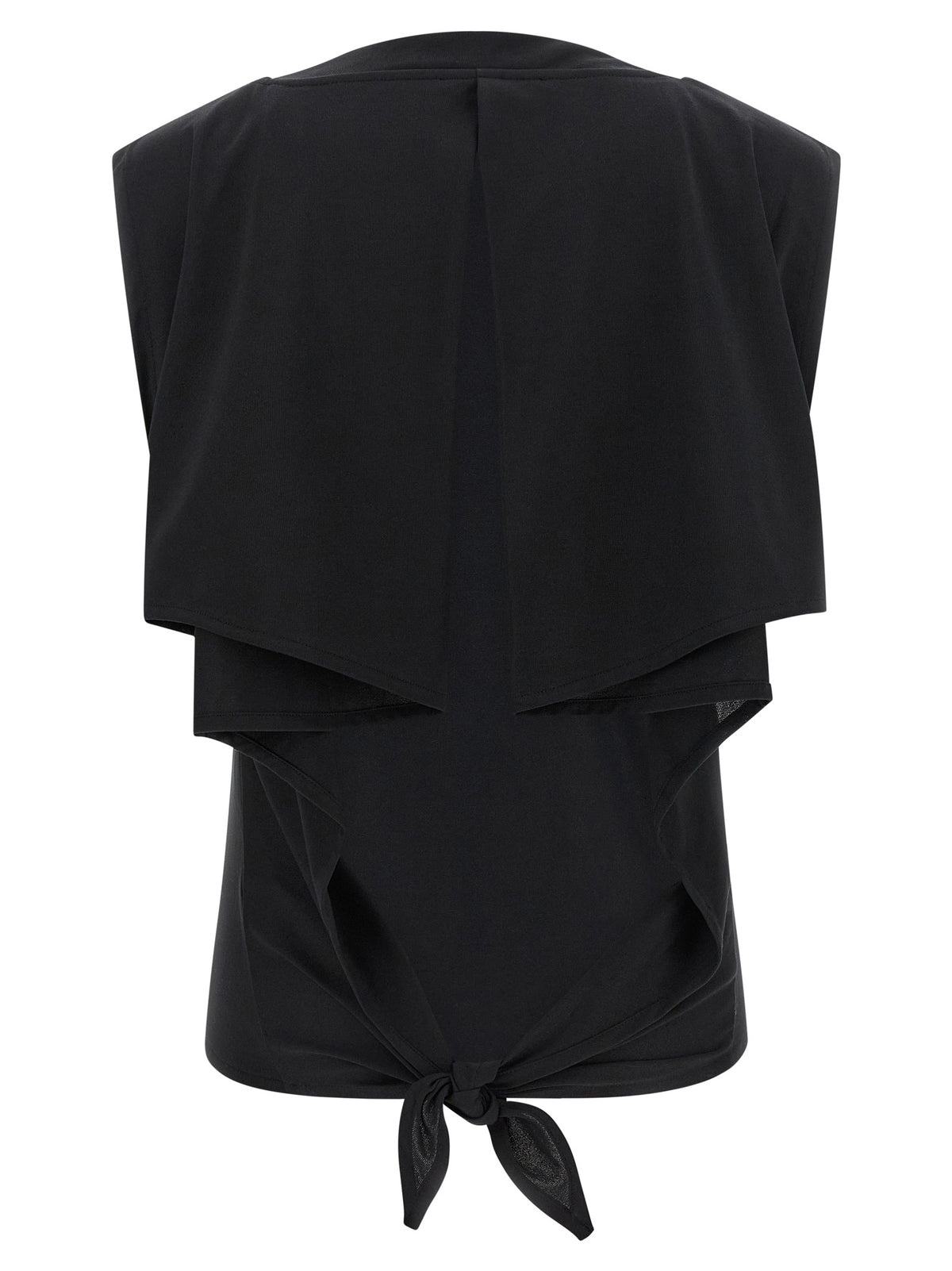 T-shirt sans manches Jacquemus noir Paper