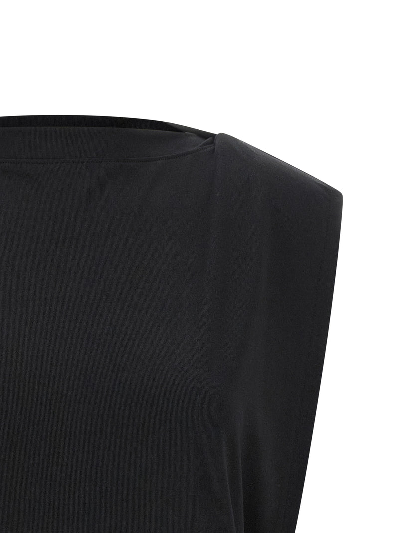 Jacquemus Black Paper Sleeveles T-Shirt