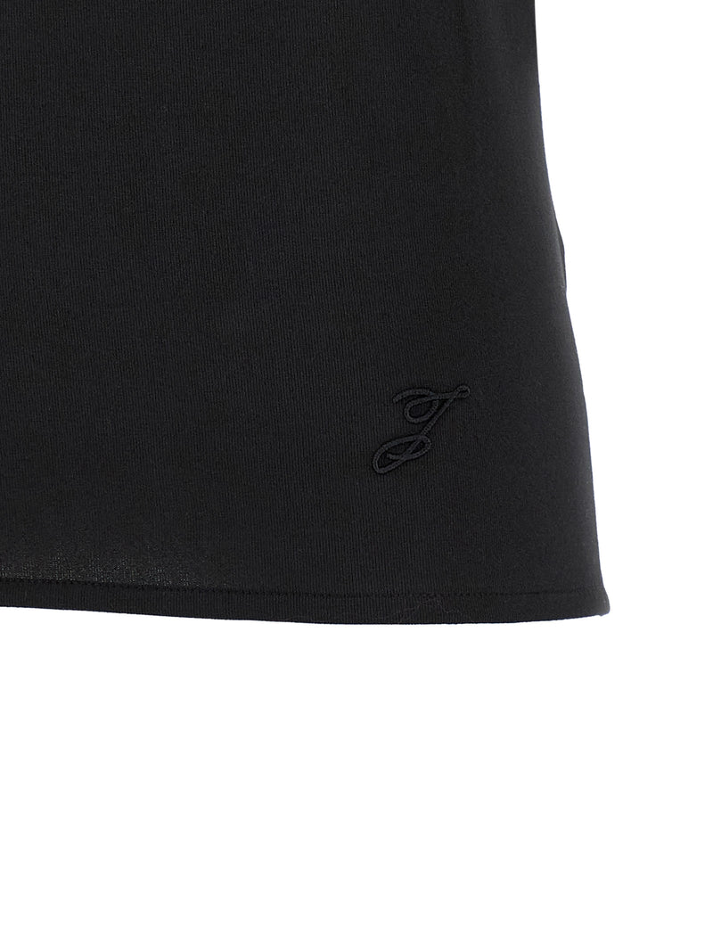 Jacquemus Black Paper Sleeveles T-Shirt