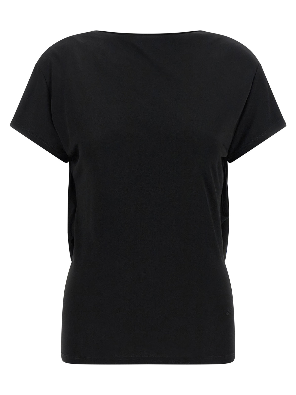 T-shirt Jacquemus en Viscose Noire