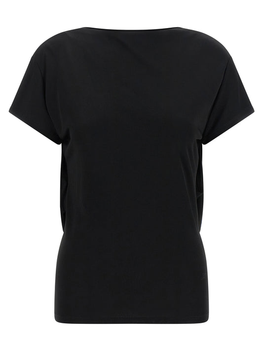 T-shirt Jacquemus en Viscose Noire