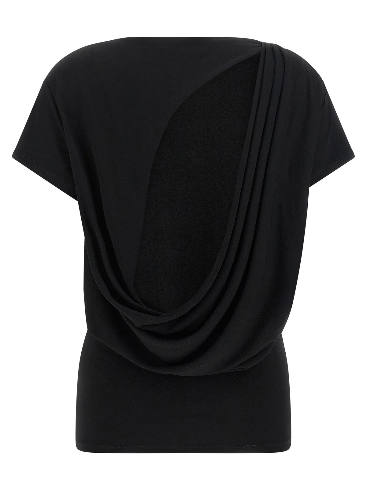 T-shirt Jacquemus en Viscose Noire
