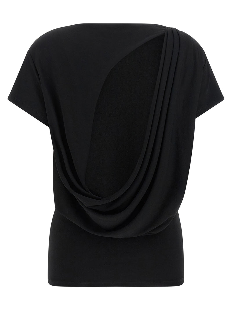 T-shirt Jacquemus en Viscose Noire