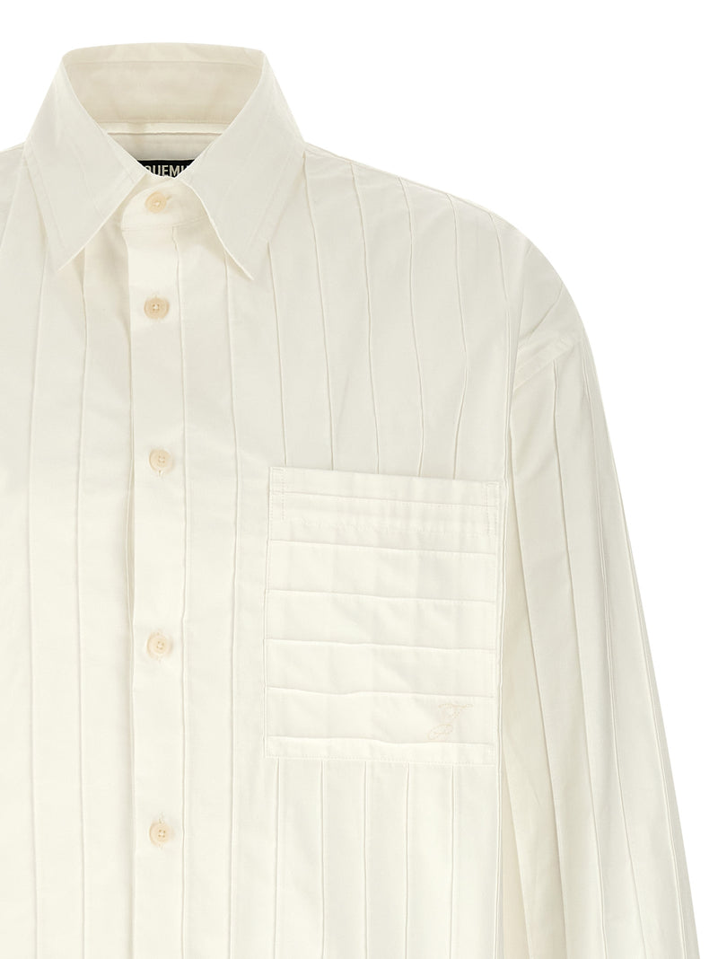 Chemisier Jacquemus en coton blanc