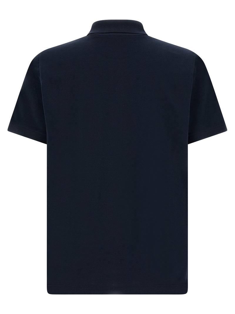 Fendi Blue Cotton Polo Shirt