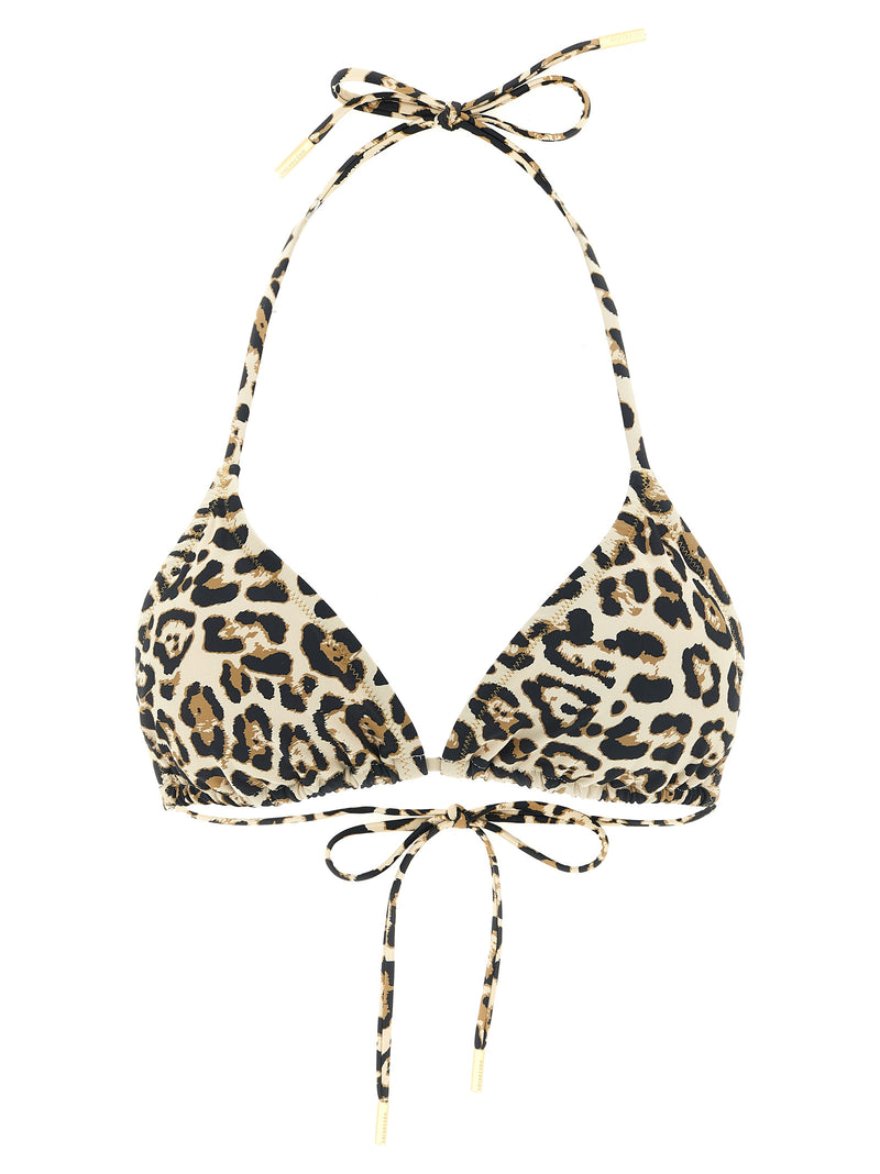 GOLDBERGH Elixer Beige Polyester Bikini Top