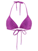 GOLDBERGH Velora Purple Polyamide Bikini Top