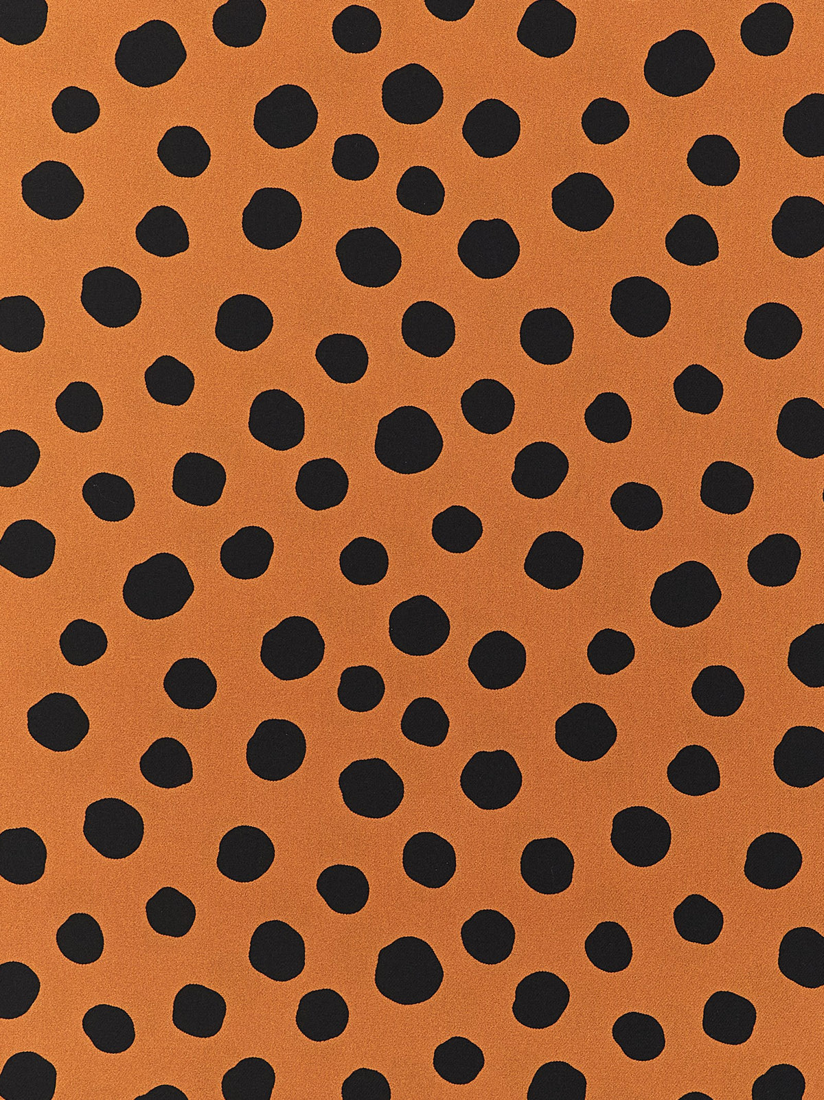 Valentino Garavani Pois Dalmata Brown Silk Scarf
