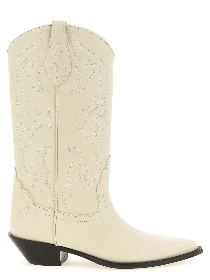 Sonora Yuma White Calfskin Chelsea Boots