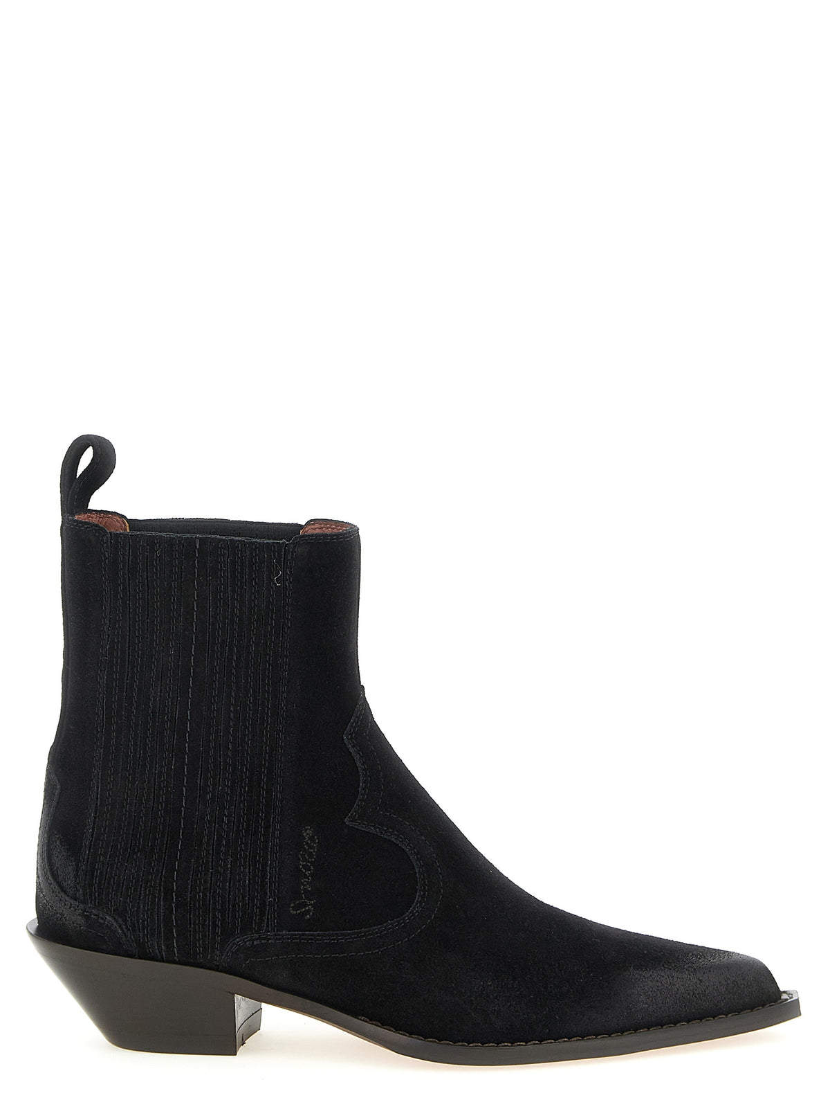 Sonora Hernan Black Calfskin Chelsea Boots