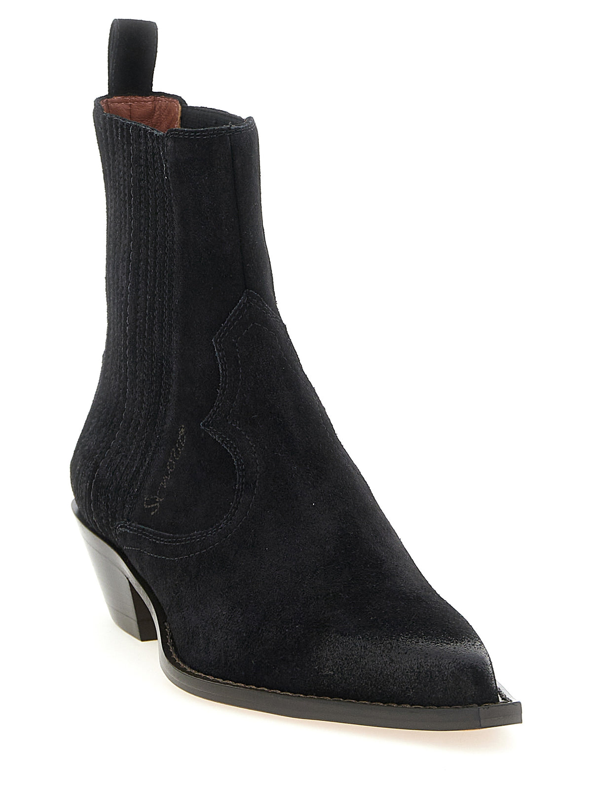 Sonora Hernan Black Calfskin Chelsea Boots