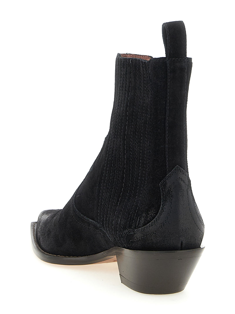 Sonora Hernan Black Calfskin Chelsea Boots