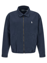 Veste longue en coton bleu Polo Ralph Lauren