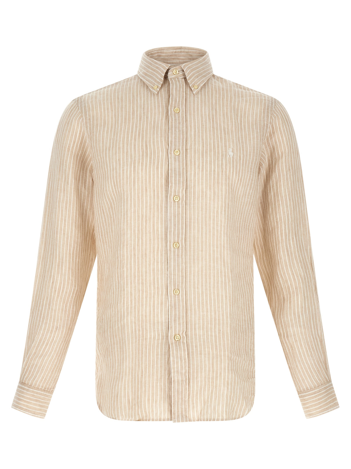 Polo Ralph Lauren Beige Linen Blouse - Stylish & Comfortable