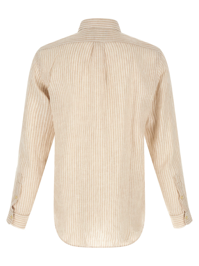 Polo Ralph Lauren Beige Linen Blouse - Stylish & Comfortable
