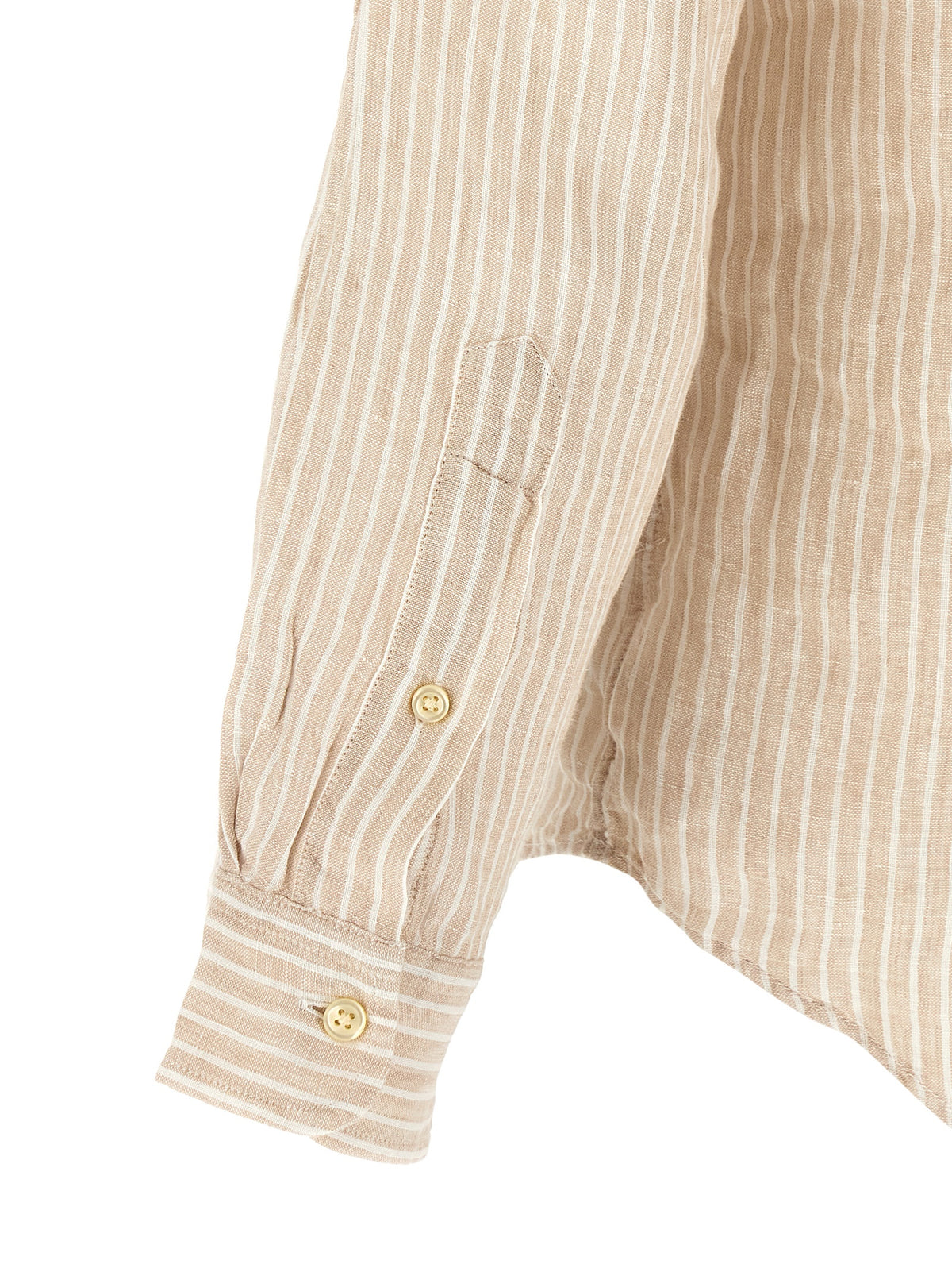 Polo Ralph Lauren Beige Linen Blouse - Stylish & Comfortable