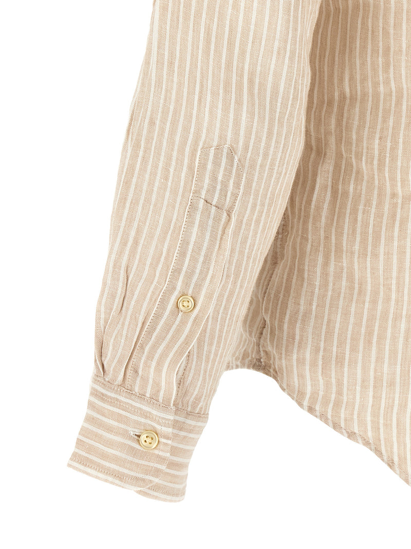 Polo Ralph Lauren Beige Linen Blouse - Stylish & Comfortable