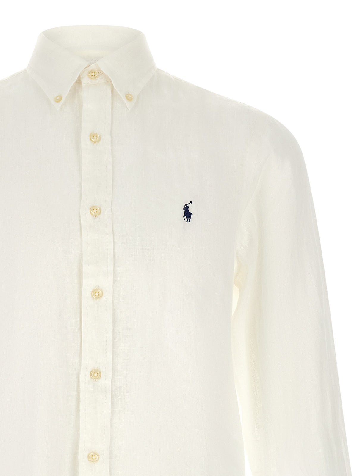 Polo Ralph Lauren White Linen Blouse for Men