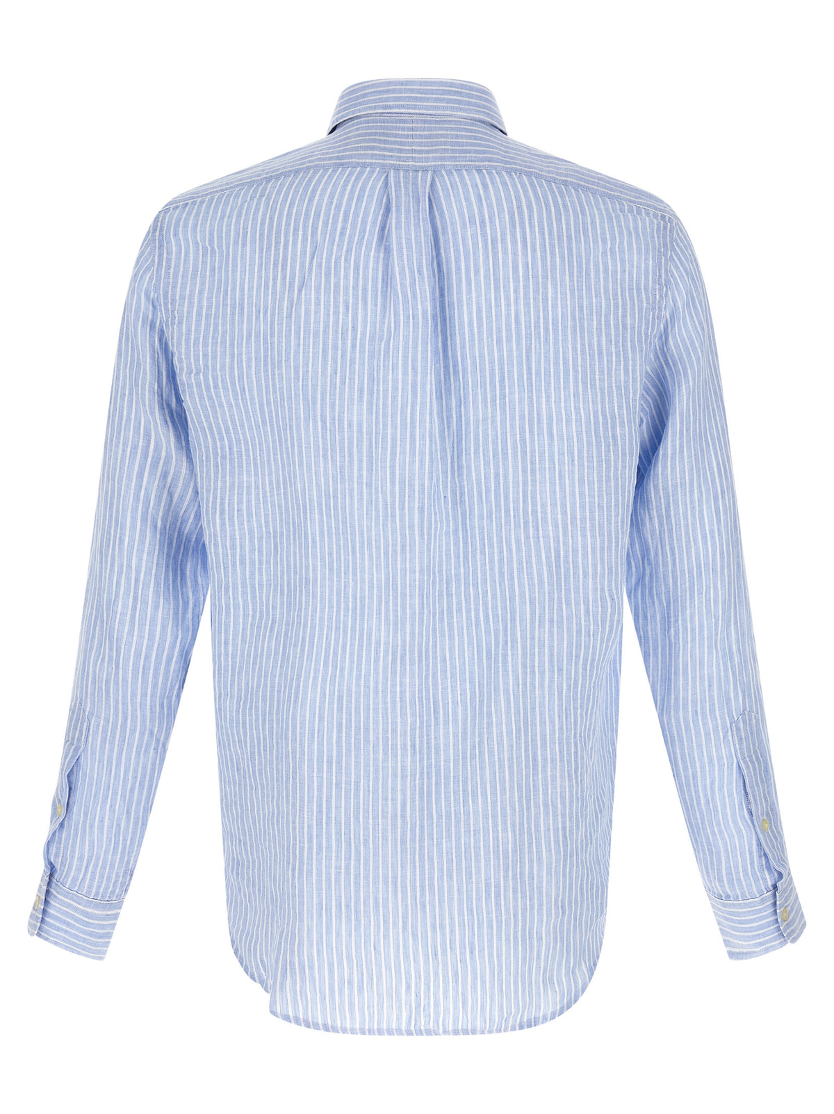 Chemisier en lin bleu Polo Ralph Lauren