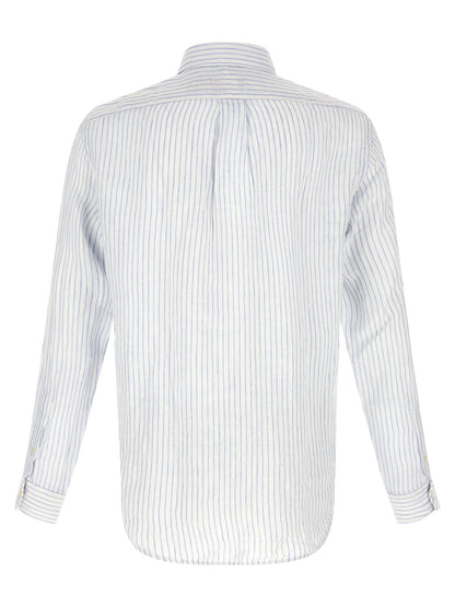 Polo Ralph Lauren Blue Linen Blouse