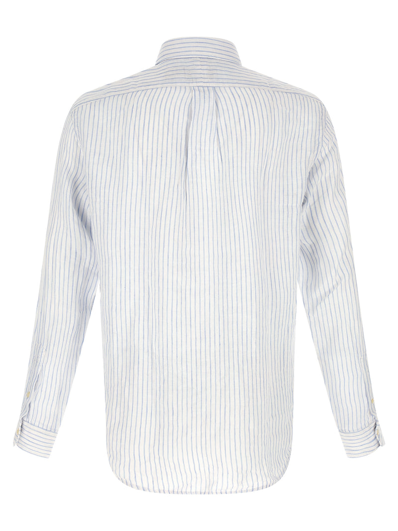 Polo Ralph Lauren Blue Linen Blouse