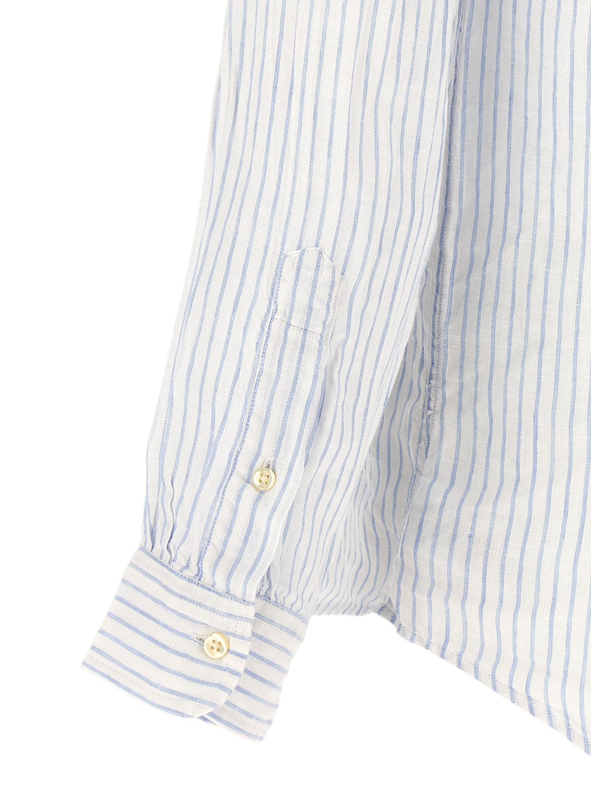 Polo Ralph Lauren Blue Linen Blouse - Timeless Elegance