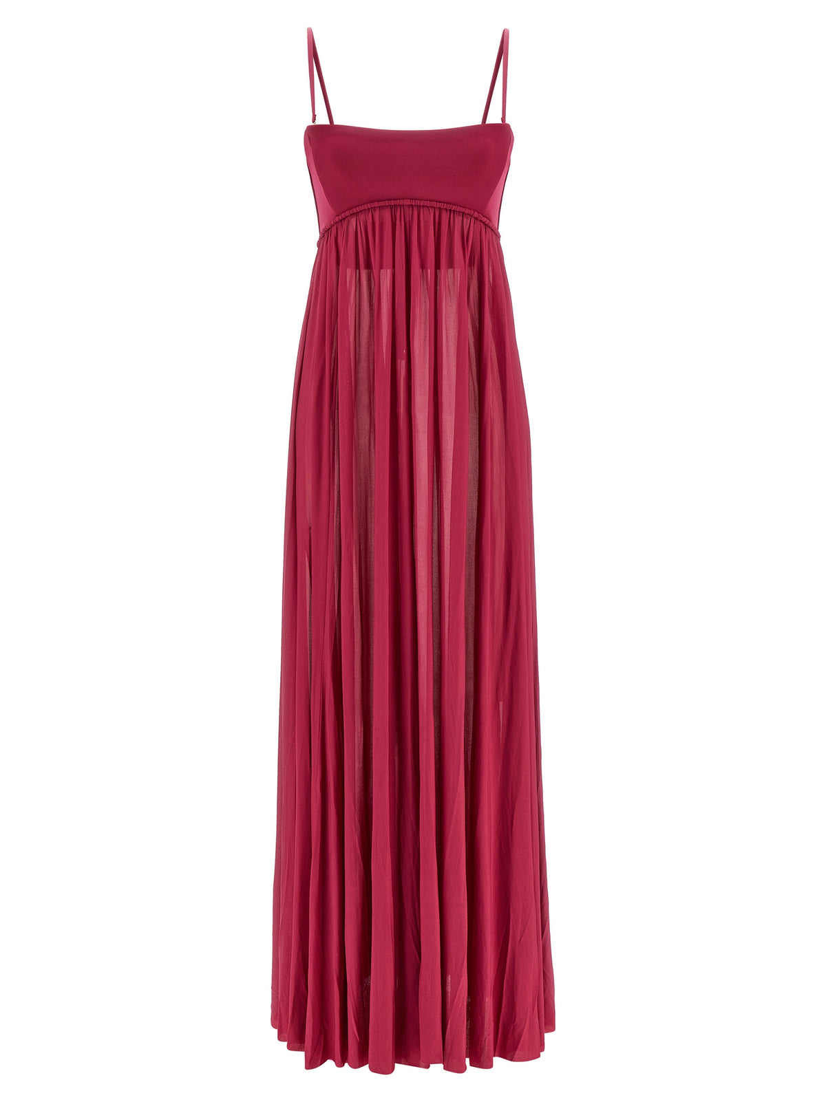 Zimmermann Luna Fuchsia Viscose Long Dress