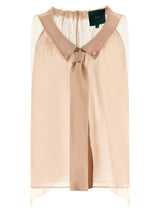 MAISON JEJIA Blouse en soie multicolore