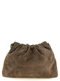 Brunello Cucinelli Brown Calfskin Clutch Bag