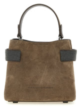 Brunello Cucinelli Brown Calfskin Handbag
