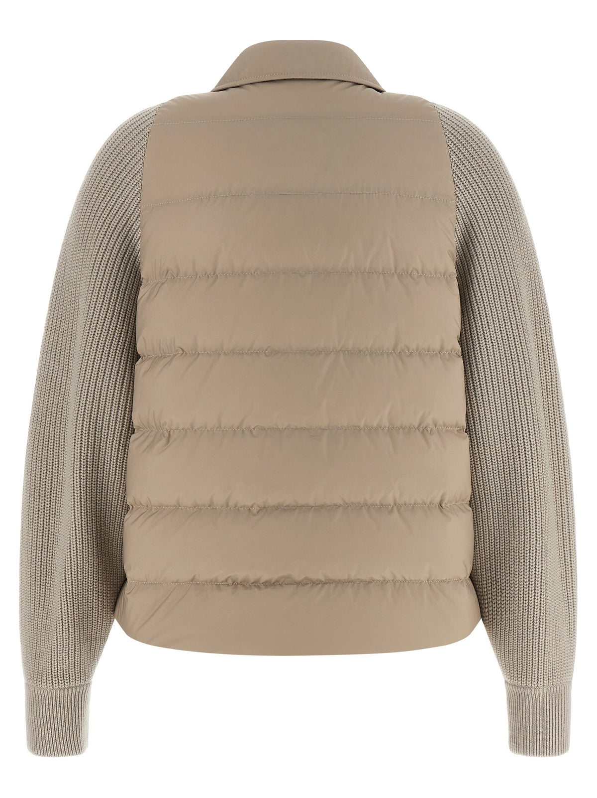 Brunello Cucinelli Beige Polyester Shell Jacket