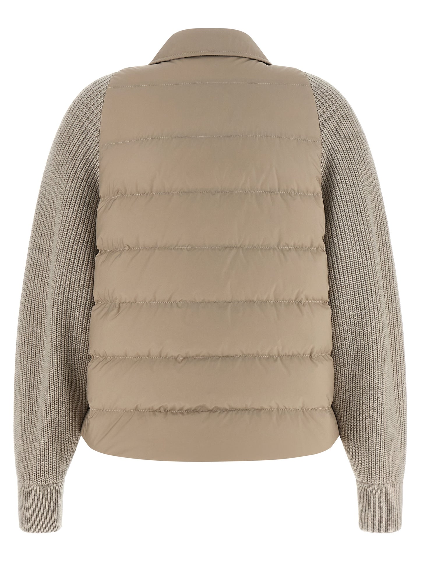 Brunello Cucinelli Beige Polyester Shell Jacket