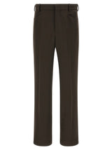 SECOND/LAYER Brown Polyester Casual Pants