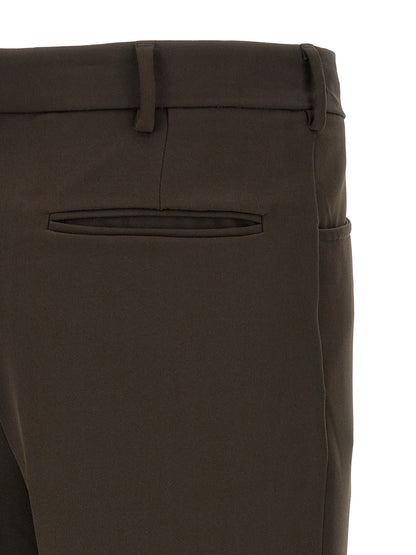 SECOND/LAYER Brown Polyester Casual Pants