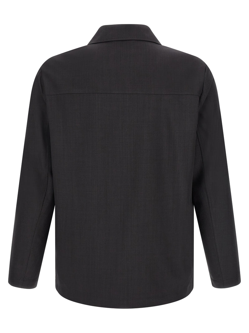 SECOND/LAYER Blouse grise en polyester