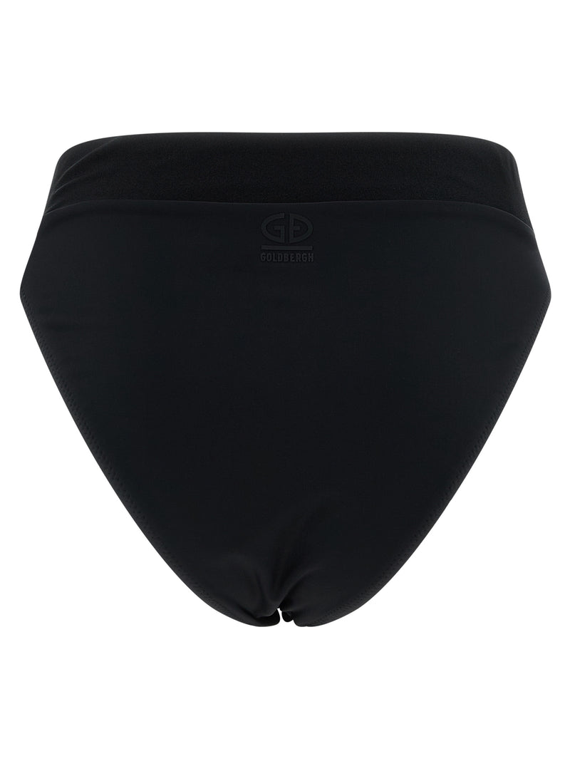 GOLDBERGH Oceane Black Recycled Polyamide Swim Briefs