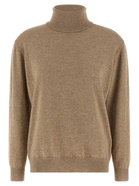 Cardigan Brunello Cucinelli en cachemire beige